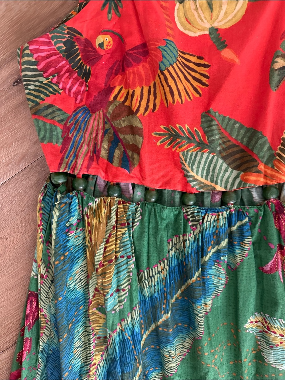 New without Tags Farm Rio Mixed Print Maxi Dress - Picture 7 of 11